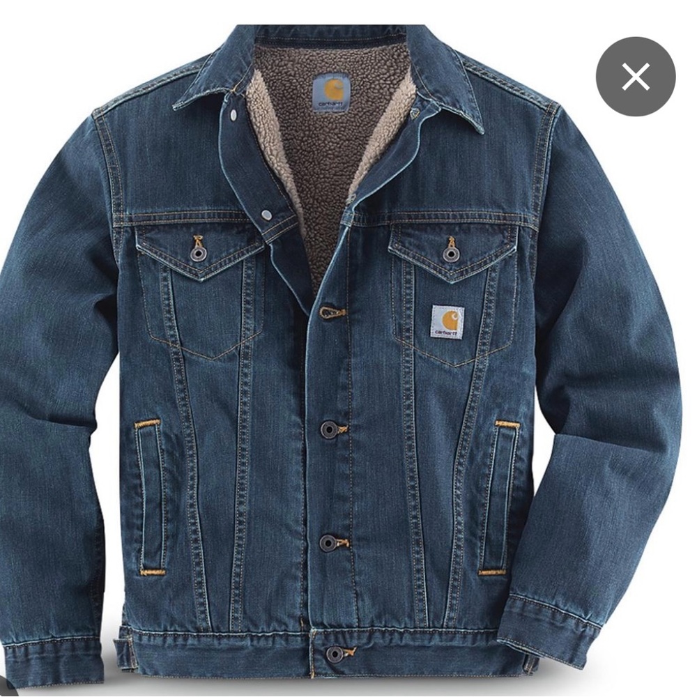 Men’s Carhartt Sherpa Lined Jean Jacket